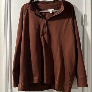 Terra & sky chestnut pullover